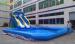 Giant Commercial Outdoor Inflatable Water Slide With A PoolFor Parks