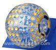 Colorful inflatable water zorb ball with one entrance and dot for children and adults