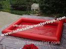 Red Plato PVC Tarpaulin Inflatable Water Pool 0.9MM for Water Roller