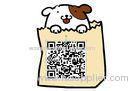 Adhesive QR Code Sticker For Mobile 3G, 4G Phone , Multimedia Note