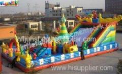 ODM Funny Outdoor Games 0.55mm PVC Tarpaulin Inflatable Amusement Park for Child