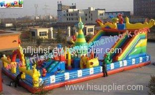 ODM Funny Outdoor Games 0.55mm PVC Tarpaulin Inflatable Amusement Park for Child
