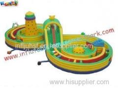 Outdoor Small Children Inflatable Amusement Park , Inflatable Sport Games Safe for Rental