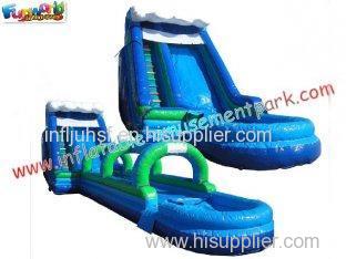 Renting Commercial, Home Backyard PVC tarpaulin Outdoor Inflatable Water Slides for Kids