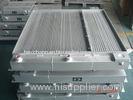 Plate-fin combined heat exchanger radiator , oil-air cooler for screw air compressor