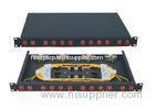 Cold rolled steel sheet Fixed type optical fiber termination box with 1U / 2U / 3U / 4U standard str