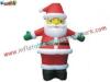 420D PVC coated nylon Inflatable Christmas Holiday Snowman Decorating for Advertising