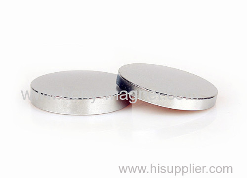 High grade sintered neodymium large disc magnet