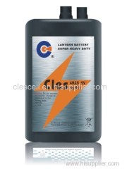 4R25 warning lamp & flashlight battery