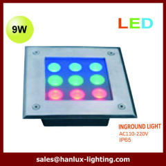 9W high power led underground light