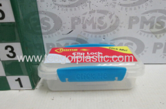 Plastic clip lock storage container 450ml Sandwich box 450ml plastic
