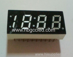 Seven Segment LED display 0.33inch 4 digits red color