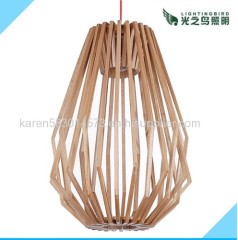 Lightingbird Hot Sale Hanging Lighting Home Decoration Wooden Pendant Lamps