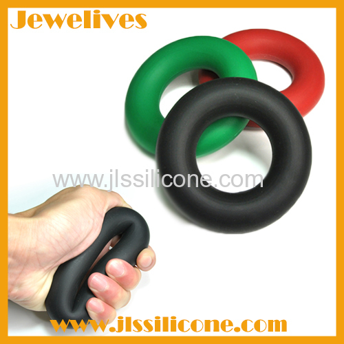 Silicone hand grips for strength training