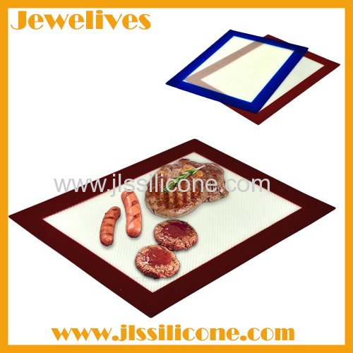 Food safe silicone bbq grill mat