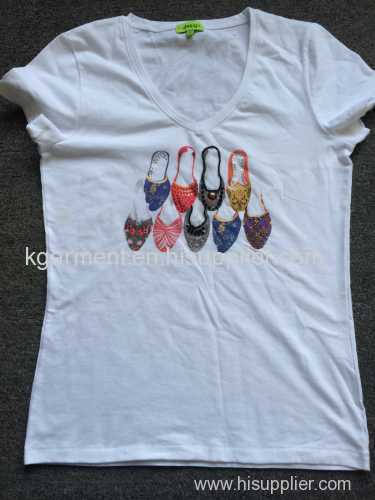 Ladies cotton Fashion Vest and T-shirt