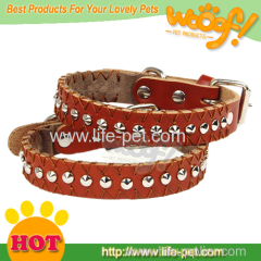 leather spiked collars for dogs