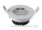 770Lm 7 x 1 W Led Lighting Downlights , Led Bathroom Downlights Dimmer