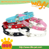 Leather dog leash and collar