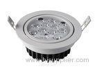 1290Lm Aluminium 12W LED Downlight Dimmable with 30000 Hours Lifespan