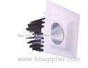 Square 7W 770Lm COB LED Ceiling Spotlights With Reflector for Home