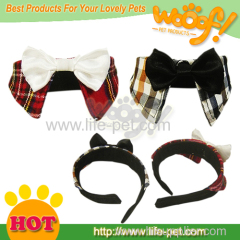 Wholesale grid dog bow tie