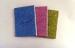 3x4 Mini Memo Note Pads with stylish design glitter finish cover and velcro closure