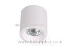 Aluminum White COB LED Downlights 18 W Surface Led Downlight for Supermarket