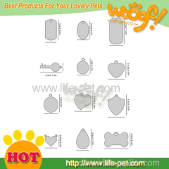 wholesale custom shape dog tag