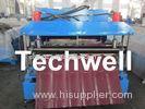 Automatic Color Steel Roof Tile Roll Forming Machine With 11 Kw Hydraulic Motor Power
