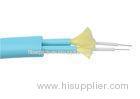 Indoor Duplex Zipcord OM3 Fiber Optic Cable with PVC / LSZH Jacket