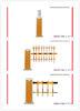 Auto reversing Electronic Barrier Gates Manual Release For Parking System