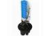6 ports PLC Splitter Dome Fiber Optic Splice Closure for Aeria , Direct buried