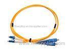 Serialized LC-SC Fiber Optic Patch Cord Singlemode Duplex , PC / UPC / APC