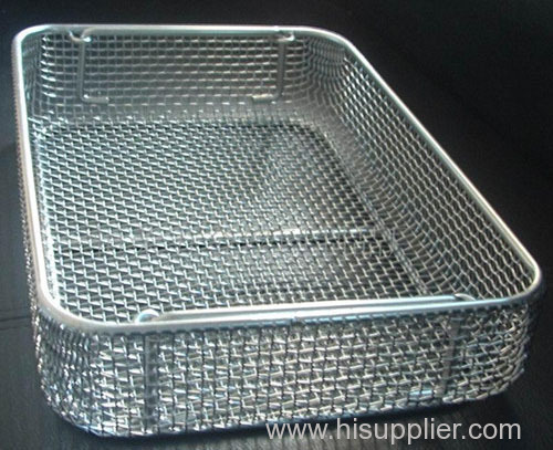 Rust free stainless steel wire basket box