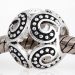 Beautiful Design European Style Sterling Silver Powerful Wave Beads