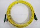 Flat / Round MPO / MTP fiber optic patch cables for 12core Ribbon Fiber Cable