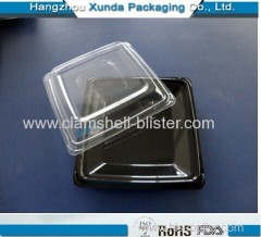 Plastic plate with lid