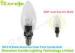 3500K - 5000k Led Candle Lamp Sharp Tip 6pcs Epistar Chip 360 Degree Lighting Angle