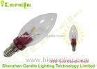 Integrated Cold Forging Of Radiator 360 Led Bulb Red Point Shaped Candle