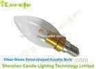 360 Degree Led Candle Lamp Golden 1070 Aluminum Point Shaped Ra80 210 - 270lm