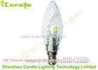 SMD 5630 3w Led Candle Bulb Dimmable With Epistar Chip / Clear Glass - Screw