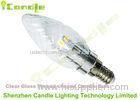 Ac 110v 3W E14 LED Candle Bulbs Dimmable , Beam Angle 360 Degree 24g CE