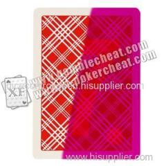 Texas hold'em marked cards Red