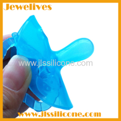 Silicone baby teether car shape
