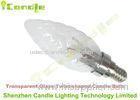Clear Glass 220v Led Candle Lamp 3w E14 4000k , LED Light Bulb For Home
