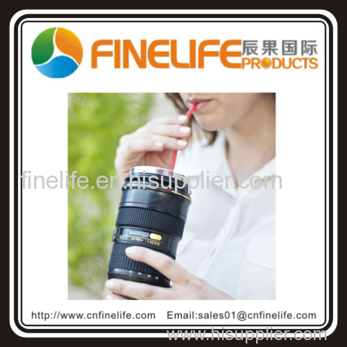 300ml camera lens travel mug