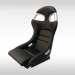 Leather Cover Car Racing seat with Carbon FiberGlass