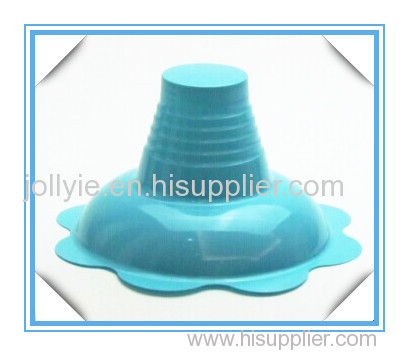 glossy blue color shave ice cup