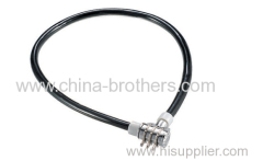 Three Combination Shackle Bicycle Wire Lock